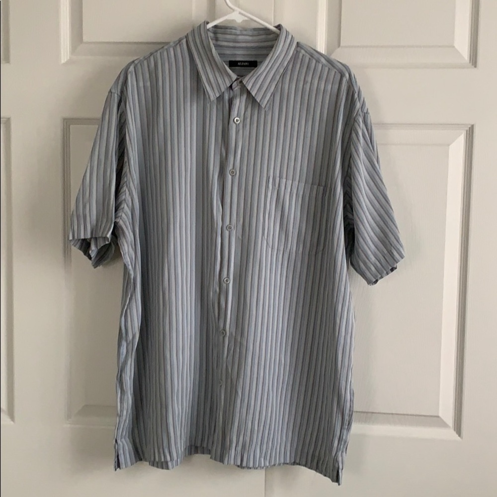 Alfani  Short Sleeved Button Down